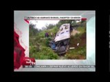 Autobús cae a barranco en Brasil  / Vianey Esquinca