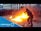 Manifestantes ucranianos fuera de control / Caos en Ucrania /VIDEO