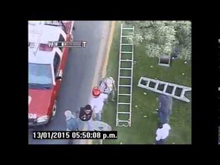 Lo último que captaron cámaras destruidas en movilización magisterial