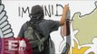 Encapuchados vandalizan instalaciones militares en Oaxaca / Martín Espinosa