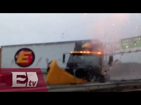 Lo más visto: Graba impresionante accidente en Nueva Jersey y vive para contarlo