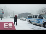 Tormenta de nieve paraliza a Nueva York/ Global