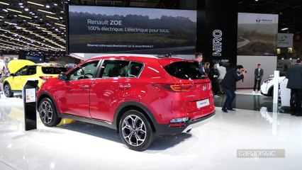 Kia Sportage restylée : micro hybride - Vidéo en direct du mondial de l'auto 2018