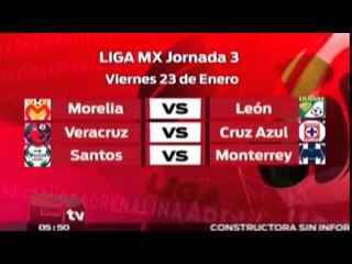 Horarios Jornada 3 de la Liga Mx / Vianey Esquinca