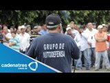 Llegan grupos de autodefensas a municipios de Uruapan