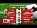 Horarios Jornada 4 Torneo Clausura de la Liga Mx / Vianey Esquinca