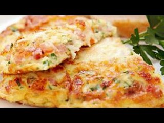 Cocina una frittata de acelgas , papa y cebolla