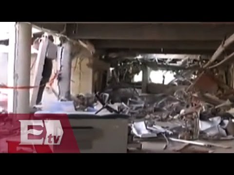 Reducido a escombros el hospital de Cuajimalpa tras la explosión/ Excélsior Informa