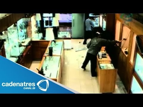 Robos a joyerías que se han cometido recientemente en el Distrito Federal (RECUENTO)
