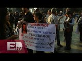 Realizan mitin en el Zócalo a 4 meses de la desaparición de normalistas
