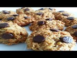 Galletas de plátano y avena con chispas de chocolate / Cocinemos Juntos