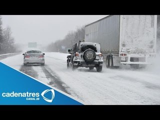 下载视频: Tormenta invernal provoca varios accidentes automovilísticos en Nueva York