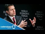 Detalles de la visita de Enrique Peña Nieto a Davos, Suiza