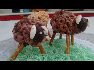 Diviértete haciendo unos borregos con cheerios / Recetas para el día del niño