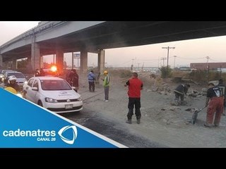 Trailer es arrollado por un tren en las Américas, Ecatepec