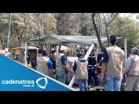 Coyoacán y Tlalpan se unen en operativo para retirar a los vendedores ambulantes