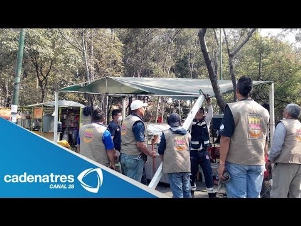 Coyoacán y Tlalpan se unen en operativo para retirar a los vendedores ambulantes
