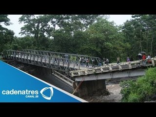 ¡¡IMPRESIONANTE!! Colapsa puente en Brasil; hay 4 muertos