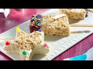Prepara unas deliciosas paletas de cereal para el Día del Niño
