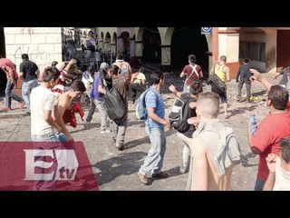 Así se vivió el enfrentamiento entre comerciantes y granaderos en Cuernavaca