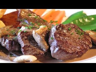 Deleite su paladar con unos jugosos medallones de res