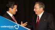Detalles de la reunión de Peña Nieto  y Raúl Castro en Cuba