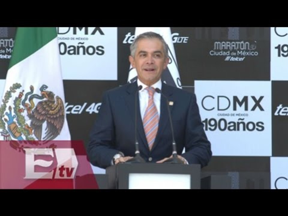 Mancera anuncia edición 33 del Maratón de la Ciudad de México / Excélsior informa