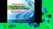 D.O.W.N.L.O.A.D [P.D.F] Handbook Of Clinical Teaching [P.D.F]