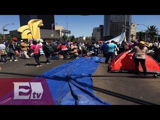 Maestros de la sección 22 de Oaxaca no tendrán clases por plantón sobre carriles de Reforma:Excé