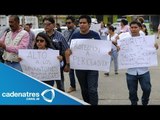 Reporteros de Veracruz marchan en apoyo al reportero plagiado en Coatzacoalcos