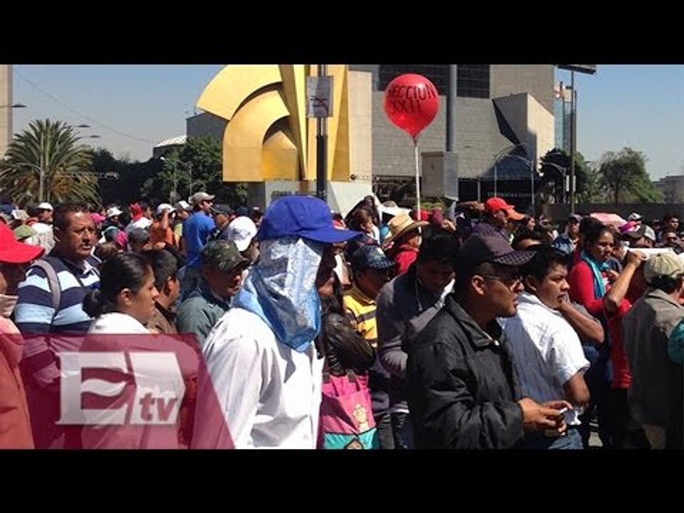 Afectaciones viales en Paseo de la Reforma por marcha de la CNTE/ Comunidad