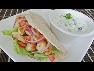 Pollo con salsa de pepino ( Salsa tsatsiki) / Cocinemos juntos