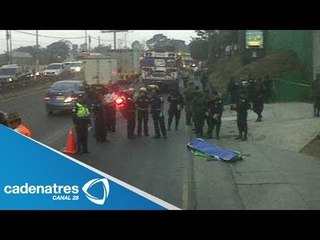 Hombre muere asesinado tras defender a pasajeros de un camión de transporte público