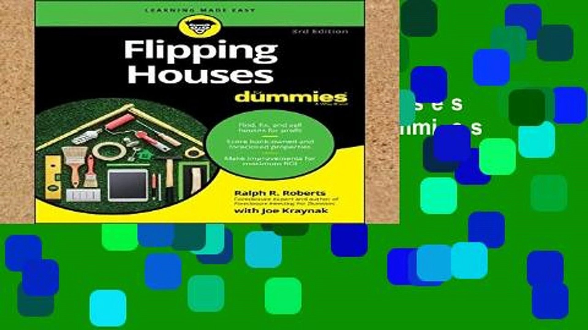 Review Flipping Houses For Dummies For Dummies Lifestyle Video Dailymotion