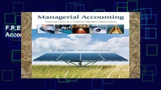 F.R.E.E [D.O.W.N.L.O.A.D] Managerial Accounting, CDN Edition [E.P.U.B]