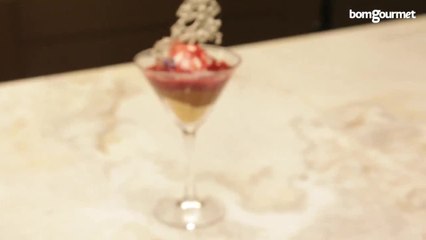 Receita de cálice de doce de leite