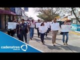 Periodistas veracruzanos marchan por la desaparición de reportero