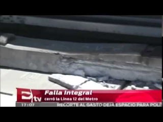 Falla integral causó cierre de la línea 12/Excélsior informa