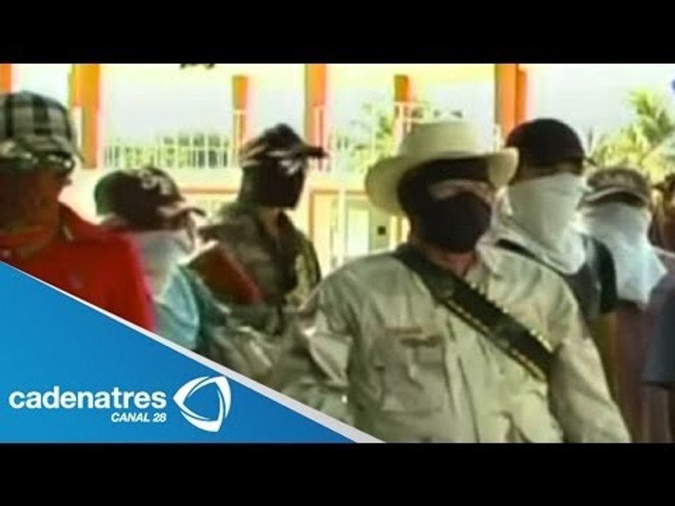 Autodefensas ingresan a Apatzingán, Michoacán; hay 100 detenidos por operativos