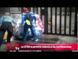 Maestros de Guerrero prohiben violencia en sus manifestaciones /Excélsior informa