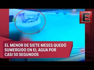 Bebé casi muere ahogado por despiste de sus cuidadoras