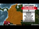 Capturan en Colombia a 3 estudiantes mexicanos por transportar droga:Excélsior informa