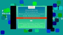 F.R.E.E [D.O.W.N.L.O.A.D] Handbook of Clinical Psychopharmacology for Therapists [A.U.D.I.O.B.O.O.K]
