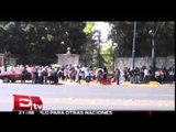 Normalistas incendian Casa de Gobierno de Michoacán / Martín Espinosa