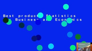 Best product  Statistics for Business and Economics