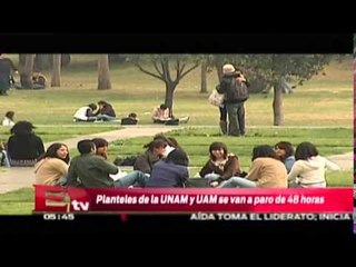 Se van a paro UNAM y UAM por normalistas / Vianey Esquinca
