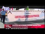 UNAM y UAM realizan paro en protesta por caso Iguala / Excélsior Informa