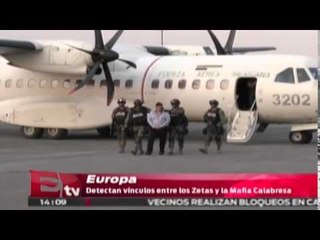Detectan vínculos entre los Zetas y la mafía calabresa / Titulares de la tarde