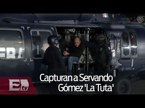 Traslado de Servando Gómez La Tuta al penal de El Altiplano