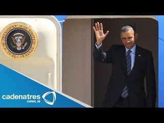 Luego de participar en la cumbre de Norteamérica, Obama se despide de México